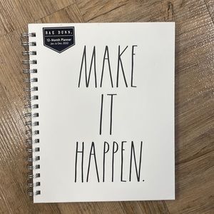 Rae Dunn MAKE IT HAPPEN 12 Month Planner Jan 2022-Dec 2022